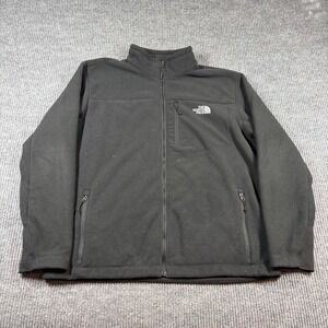 The North Face‎ Jacket Men's XL Denali 2 Fleece Black Full Zip Soft Shell Coat